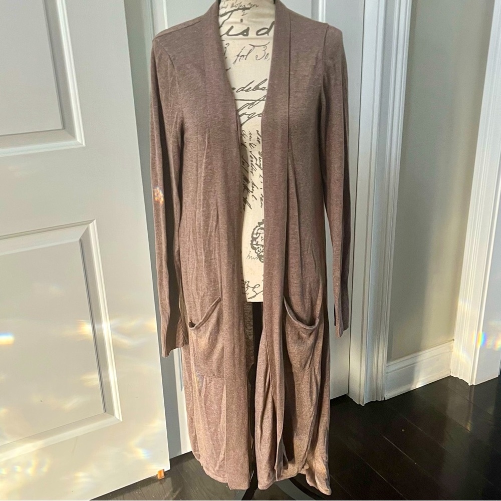 H By Halston Open Front Duster Cárdigan - Picture 10 of 16